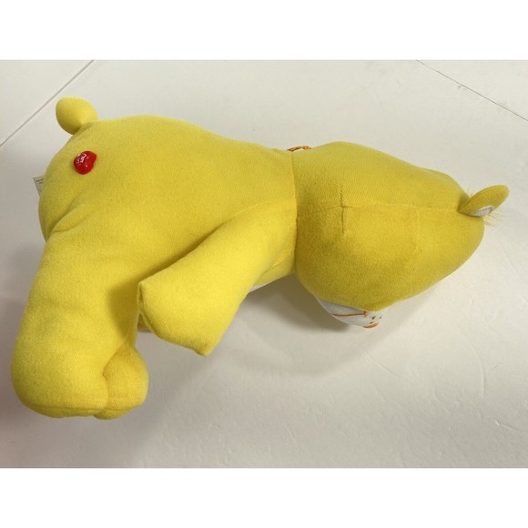 Care Bears 2006 Nanco 11"Plush Yellow Stuffed Toy Animal with Birthday Cupcake - Picture 8 of 12